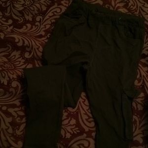 Green cargo pants